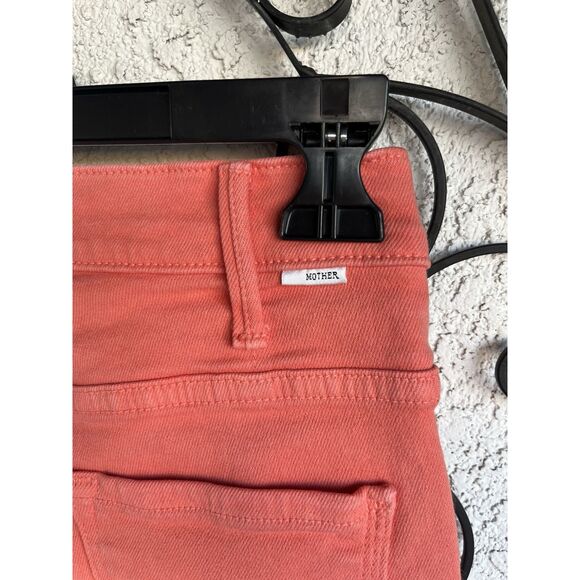 Mother The Hustler Ankle Fray - Size 25 - Persimmon - Picture 8 of 12